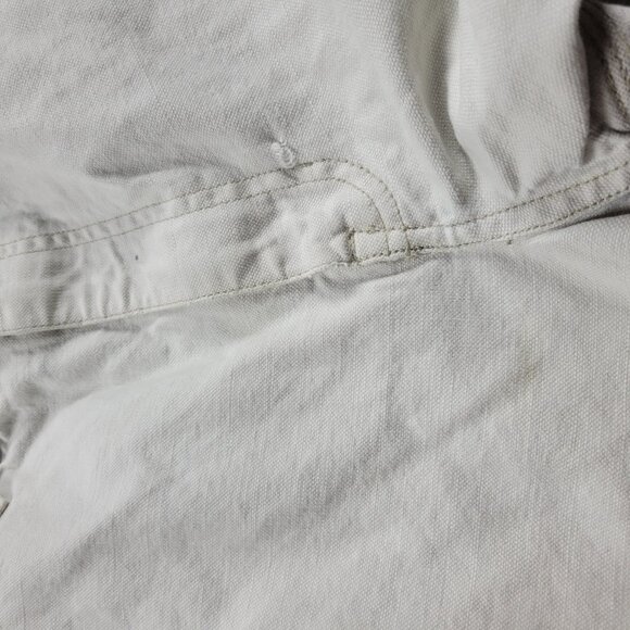 Vintage Gap Worker Jeans Men’s 36X30 Beige Cotton Denim Straight Painter - Picture 8 of 9